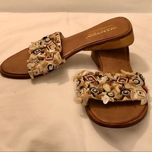 Seashell Flip Flop Sandals